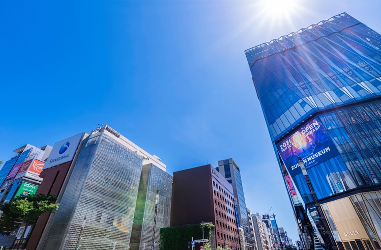 銀座のビル